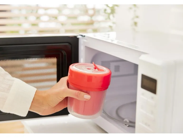 Rotho Thermotasse Memory B3 mit Löffel 0,5 l Papaya