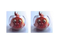 SANILO Duschablage 25 x 11,5 x 9 Goldfisch