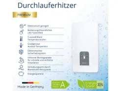 Saniself Durchlauferhitzer Premium 18/21/24/27 kW