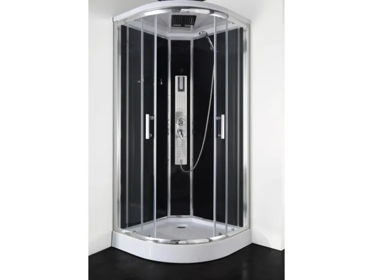 Sanotechnik Komplettduschkabine Trend 1 Chrom-Optik 210 cm x 90 cm