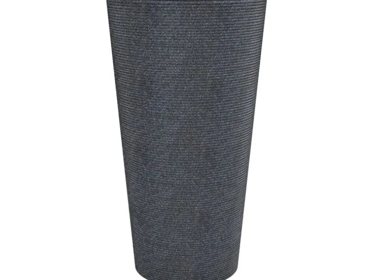 Scheurich Pflanzgefäß Cana High Ø 28,5 cm x 55 cm Schwarz Granit