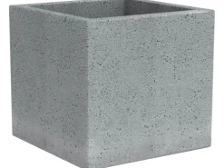 Scheurich Pflanzgefäß C-Cube 240 38 cm x 38 cm Stony Grey