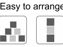 Scheurich Pflanzgefäß C-Cube 240 28,5 cm x  28,5 cm Stony Grey