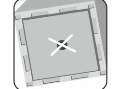 Scheurich Pflanzgefäß C-Cube 240 28,5 cm x 28,5 cm Stony Black