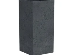 Scheurich Pflanzgefäß C-Cube 38 cm x 38 cm Stony Black