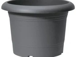 Scheurich Pflanzgefäß Oliver Ø 50 cm Metallic Grey