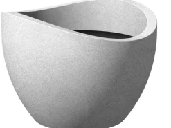 Scheurich Pflanzgefäß Wave Globe Ø 30 cm Stony-Grey