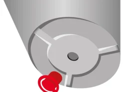 Scheurich Pflanzsäule Linetto High Ø 38 cm x 54 cm Stony Black