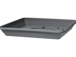 Scheurich Untersetzer Lara 25 cm x 25 cm Metallic Grey