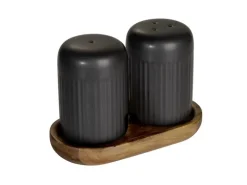 Schöner Wohnen Salz- & Pfefferstreuer Refia 75 ml Schwarz 2 Stück