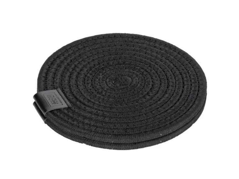 Schöner Wohnen Topfuntersetzer-Set Svea Ø 20 cm Schwarz 2 Stück