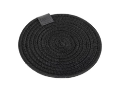 Schöner Wohnen Topfuntersetzer-Set Svea Ø 20 cm Schwarz 2 Stück