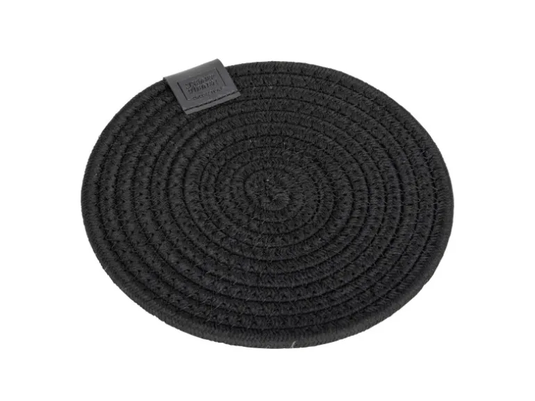 Schöner Wohnen Topfuntersetzer-Set Svea Ø 20 cm Schwarz 2 Stück