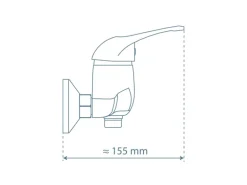 Schütte Duscharmatur Calvino Chrom