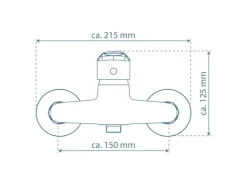 Schütte Duscharmatur Porto Chrom