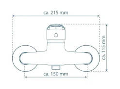 Schütte Duscharmatur Sirani Chrom