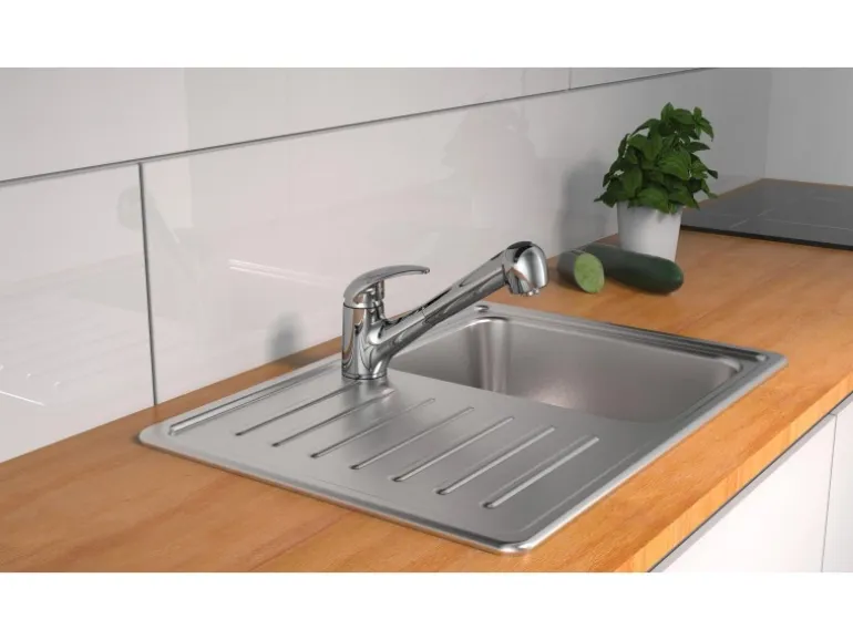 Schütte Küchenarmatur Albatros mit Geschirrbrause Chrom