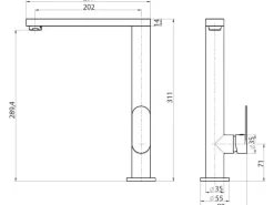 Schütte Küchenarmatur Chicago Verchromt