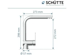 Schütte Küchenarmatur Rio Chrom