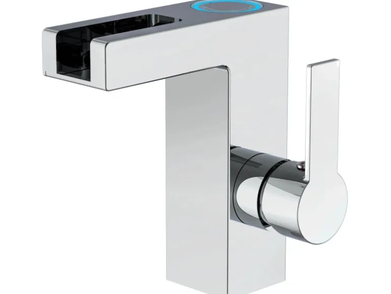 Schütte Led Waschtischarmatur mit Schwallauslauf Orinoco Chrom