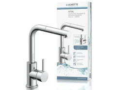 Schütte Sensor-Spültischarmatur Vital mit Herausziehbarem Auslauf Chrom