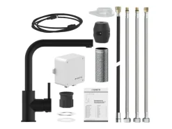 Schütte Sensor-Spültischarmatur Vital mit Herausziehbarem Auslauf Schwarz Matt