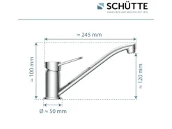 Schütte Spültischarmatur Birte Chrom