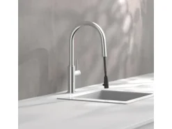 Schütte Spültischarmatur Blackpool mit Herausziehbarer Haarbrause Chrom