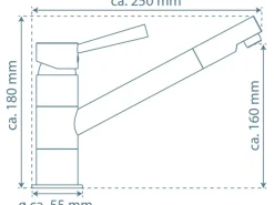 Schütte Spültischarmatur Cornwall Kupferoptik