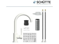 Schütte Spültischarmatur Cornwall Weiß Matt