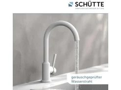 Schütte Spültischarmatur Cornwall Weiß Matt