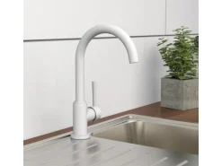 Schütte Spültischarmatur Cornwall Weiß Matt