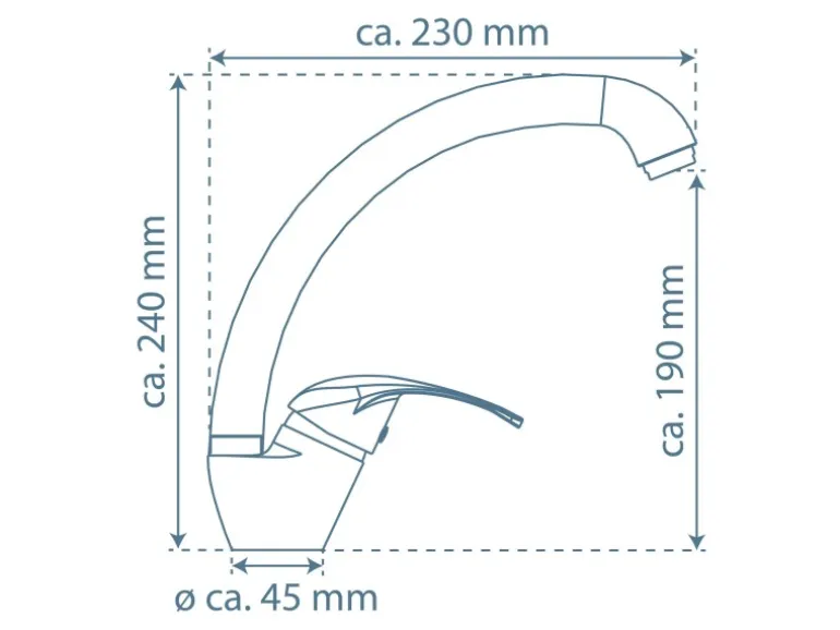 Schütte Spültischarmatur Diziani Chrom