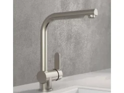 Schütte Spültischarmatur mit Herausziehbarem Auslauf London Edelstahloptik