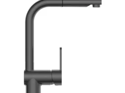 Schütte Spültischarmatur mit Herausziehbarem Auslauf London Graphit Matt