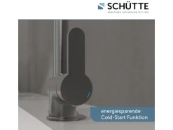 Schütte Spültischarmatur mit Herausziehbarem Auslauf London Graphit Matt