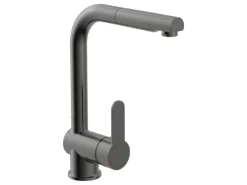 Schütte Spültischarmatur mit Herausziehbarem Auslauf London Graphit Matt