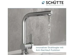 Schütte Spültischarmatur Niederdruck Herausziehbare Auslauf London Chrom