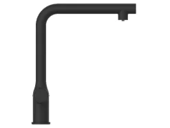 Schütte Sprudelwasser-Spültischarmatur-Set Aquastar Premium Schwarz Matt