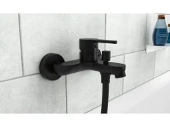 Schütte Wannenarmatur Denver Schwarz Matt