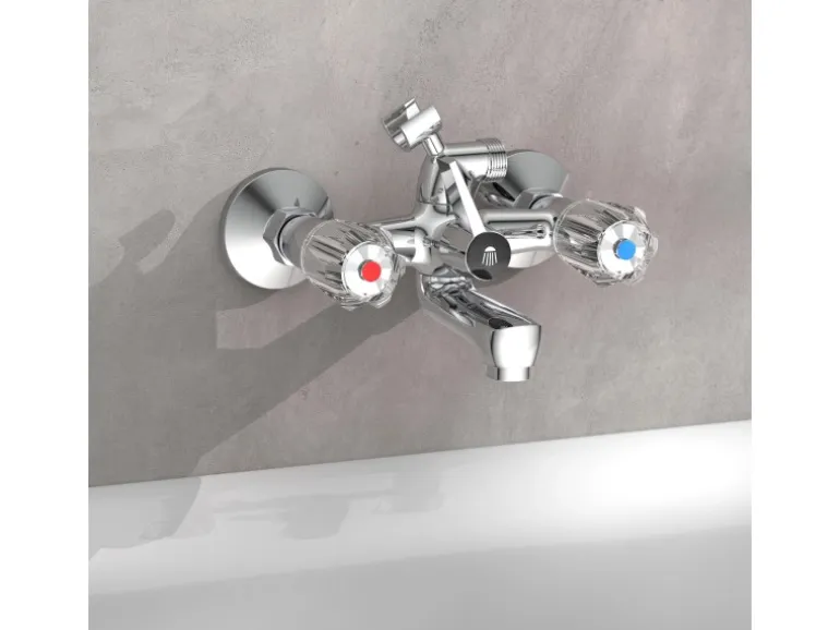 Schütte Wannenfüllarmatur Savino Chrom