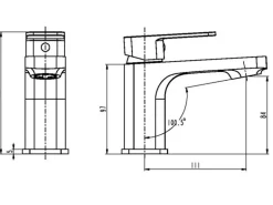 Schütte Waschbeckenarmatur Madagaskar Schwarz
