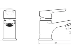 Schütte Waschbeckenarmatur Vico Chrom