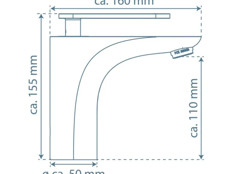 Schütte Waschtischarmatur Orca Chrom