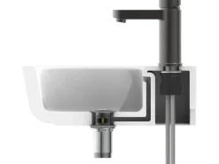 Schütte  Waschtischarmatur Elephant Graphit Matt