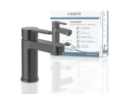 Schütte  Waschtischarmatur Elephant Graphit Matt