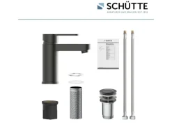 Schütte  Waschtischarmatur Elephant Graphit Matt