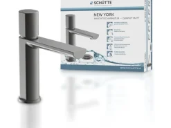 Schütte Waschtischarmatur New York Graphit Matt
