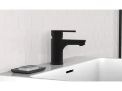 Schütte Waschtischarmatur  Denver Schwarz Matt