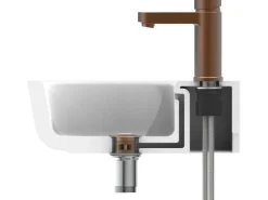 Schütte  Waschtischarmatur Elephant Kupfer